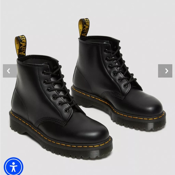 Dr Martens 101 Smooth Leather Ankle Boots - Picture 10 of 11